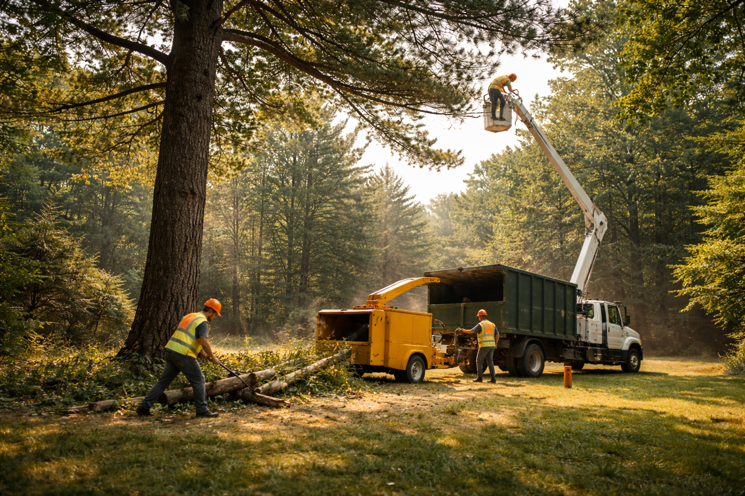 Tree trimming and pruning in Central Massachusetts