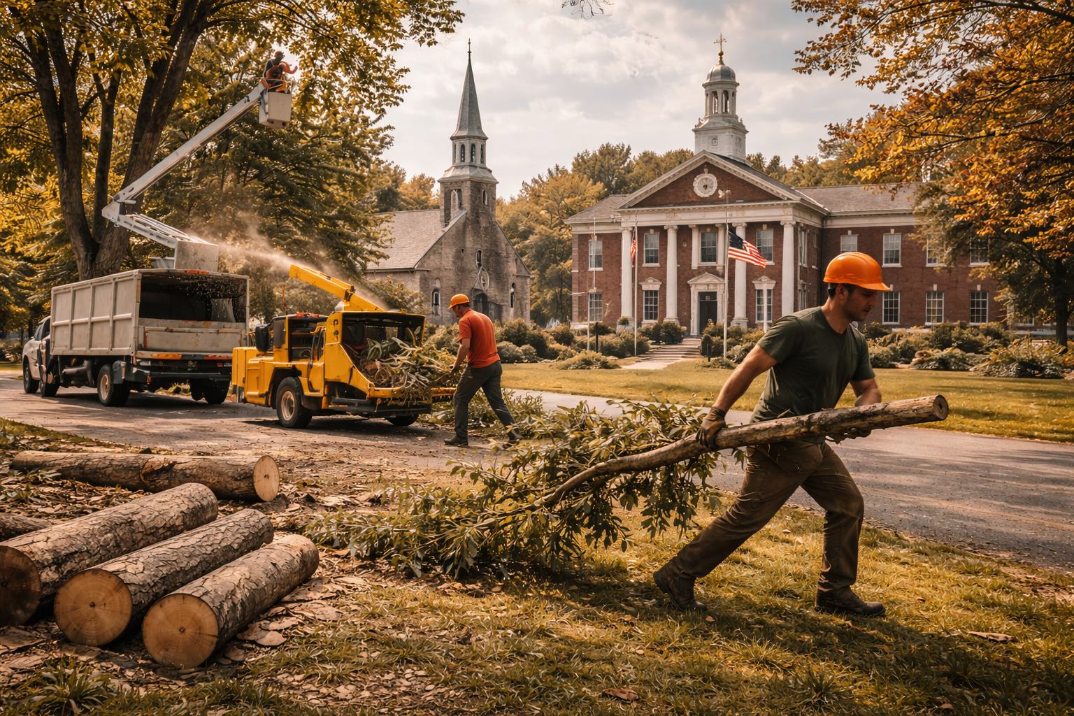 Tree removal service in Worcester County MA